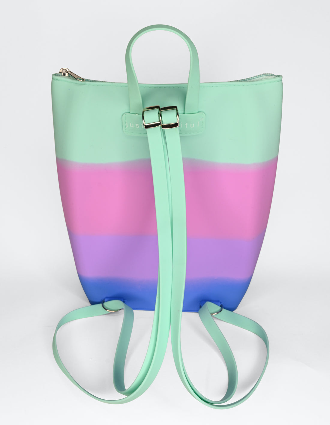 Hunnie Bunnie Zipper Bucket Bag with Charm Bracelet