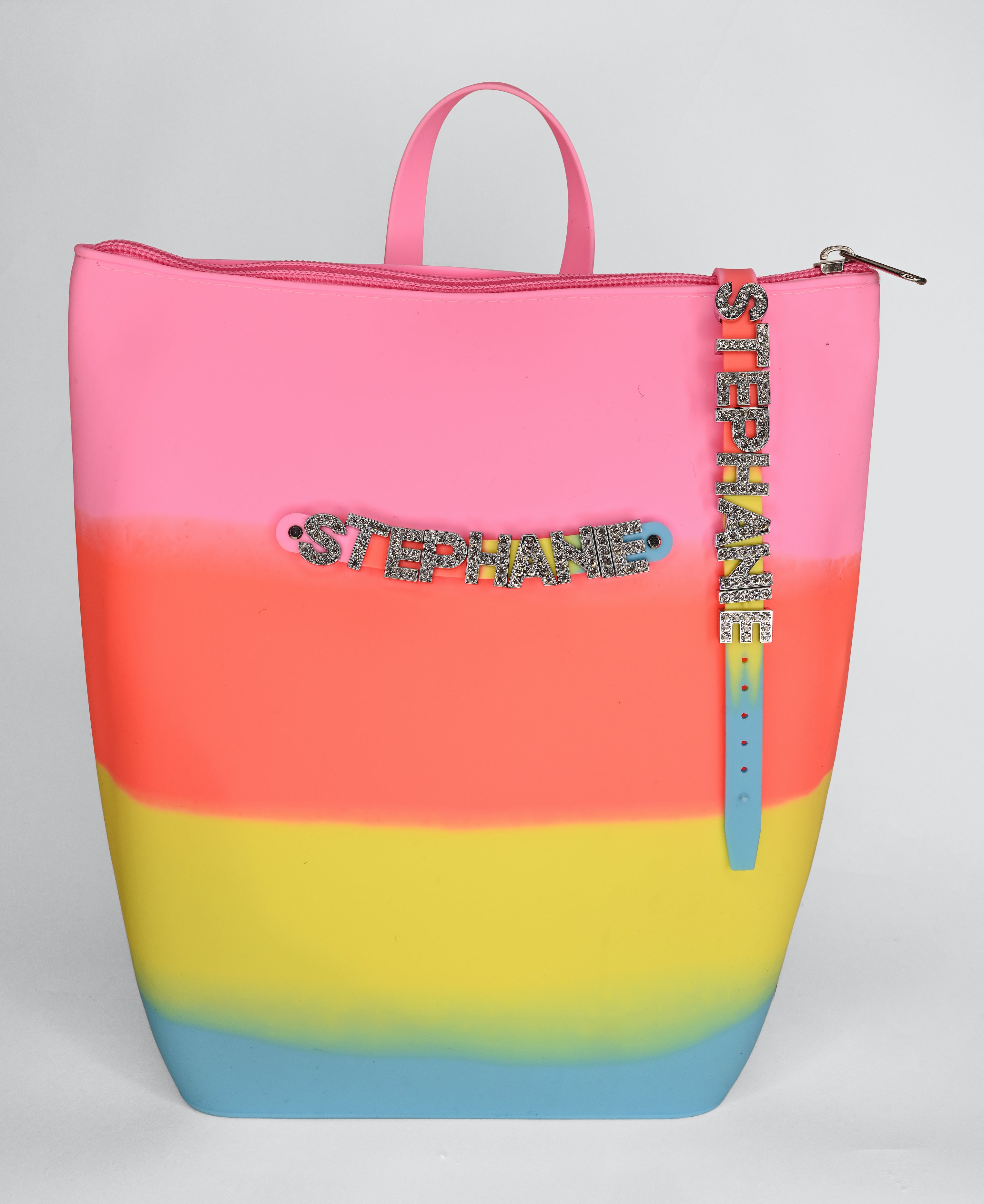 Hunnie Bunnie Zipper Bucket Bag with Bracelet