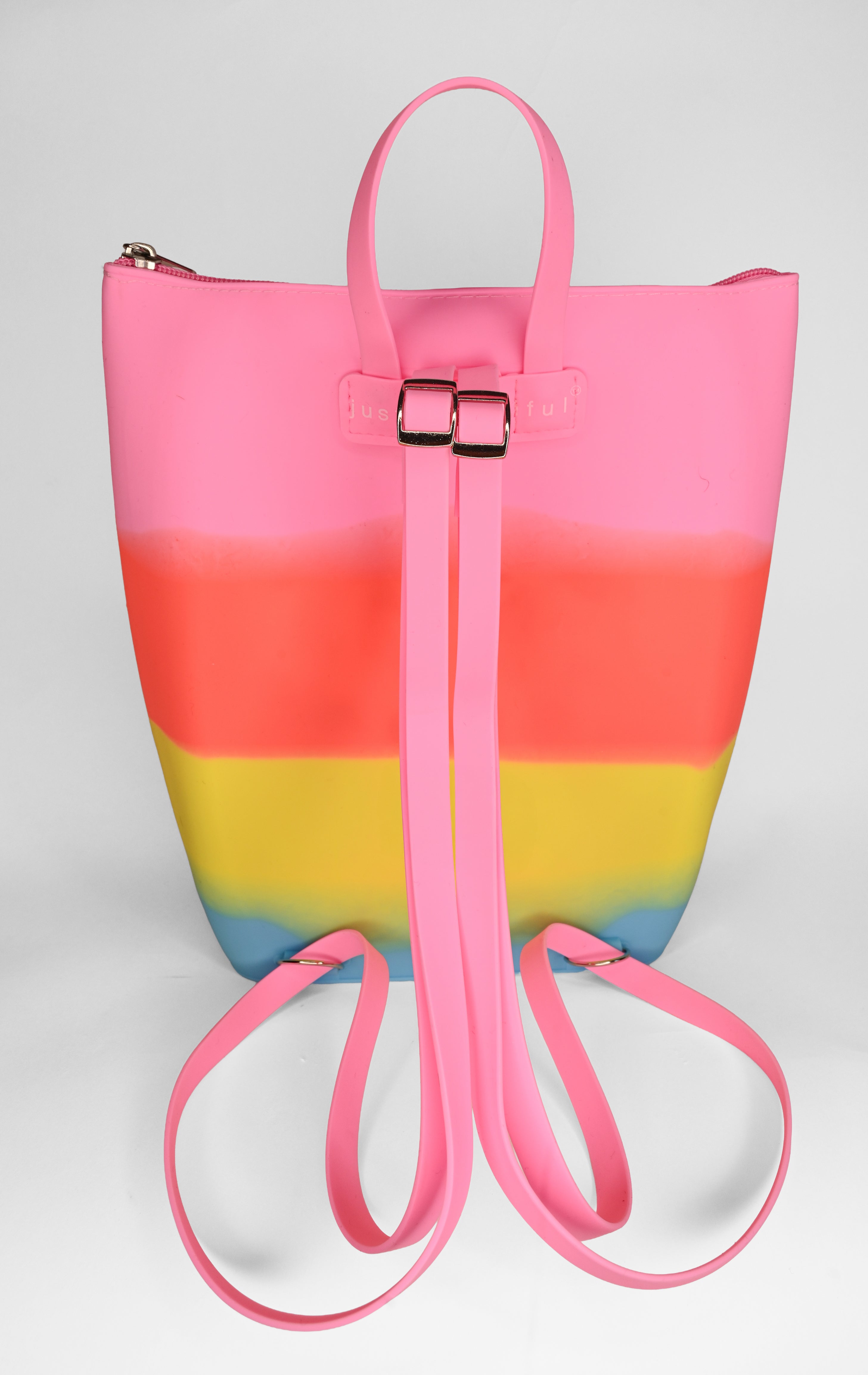 Hunnie Bunnie Zipper Bucket Bag with Bracelet