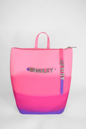 Hunnie Bunnie Zipper Bucket Bag with Name Bracelet