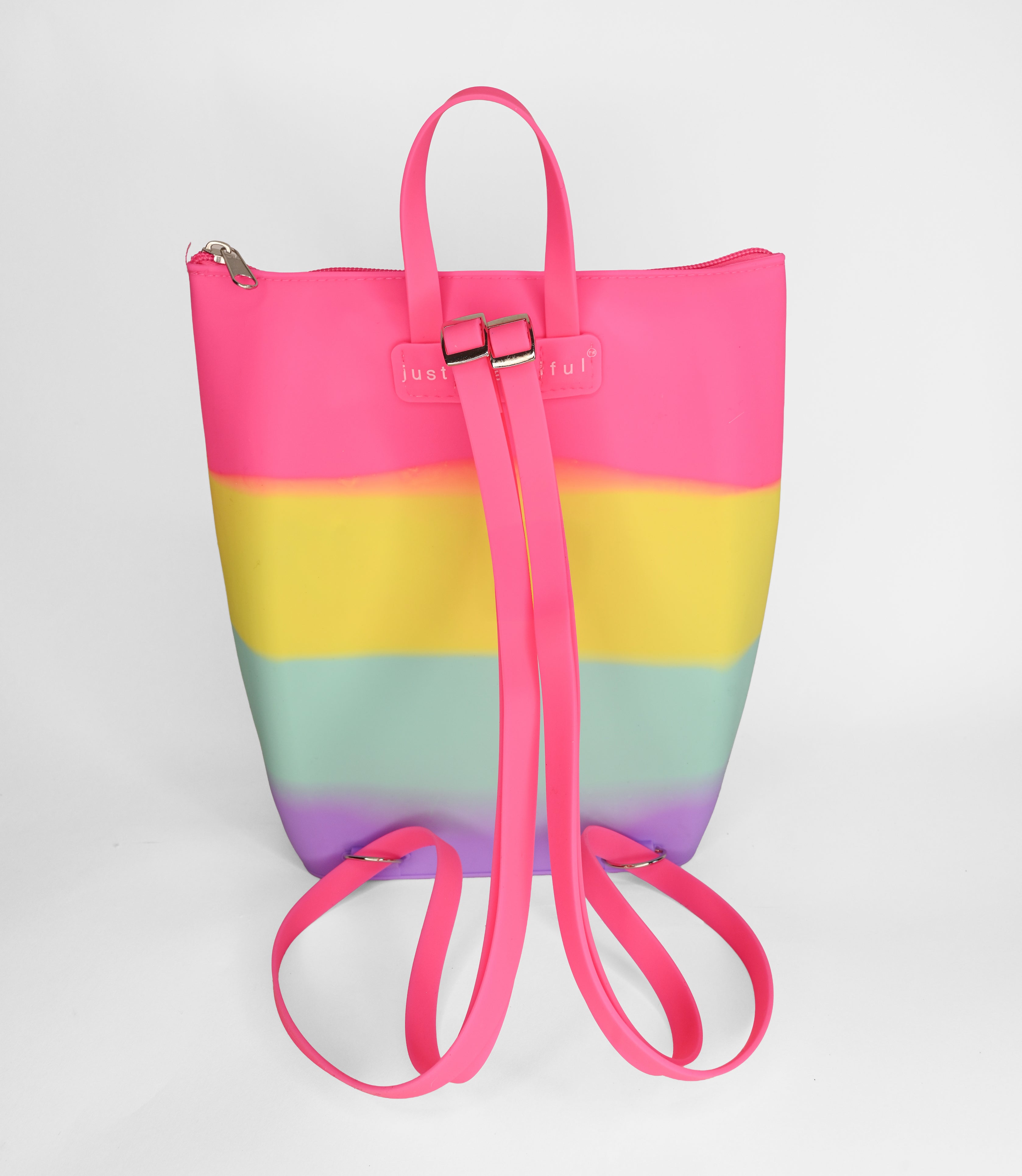 Hunnie Bunnie Zipper Bucket Bag with  Name Bracelet