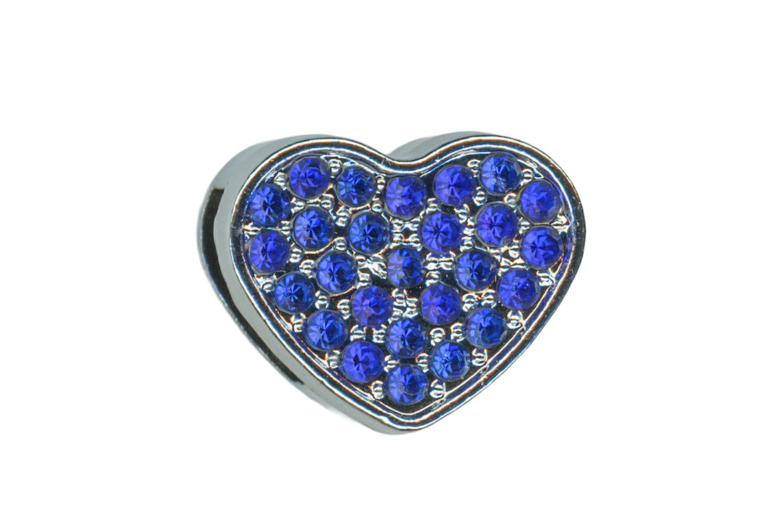 Blue heart Charm