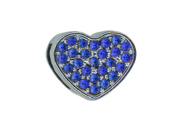 Blue heart Charm
