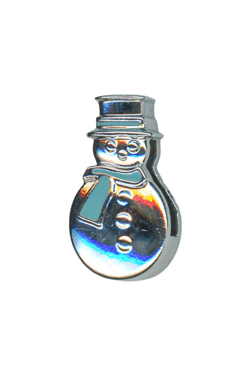 Blue Snow-man Charm