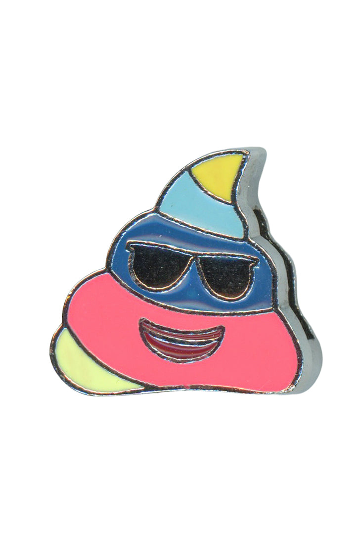 Rainbow poop Charm