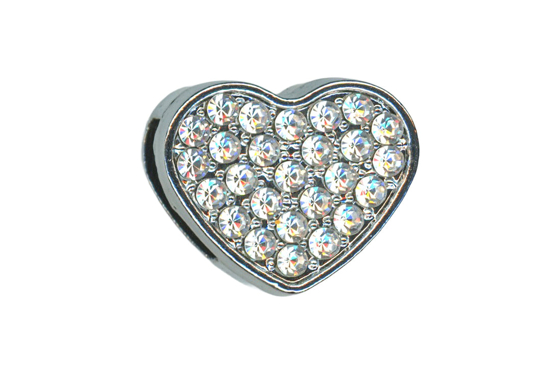 White-Heart Charm